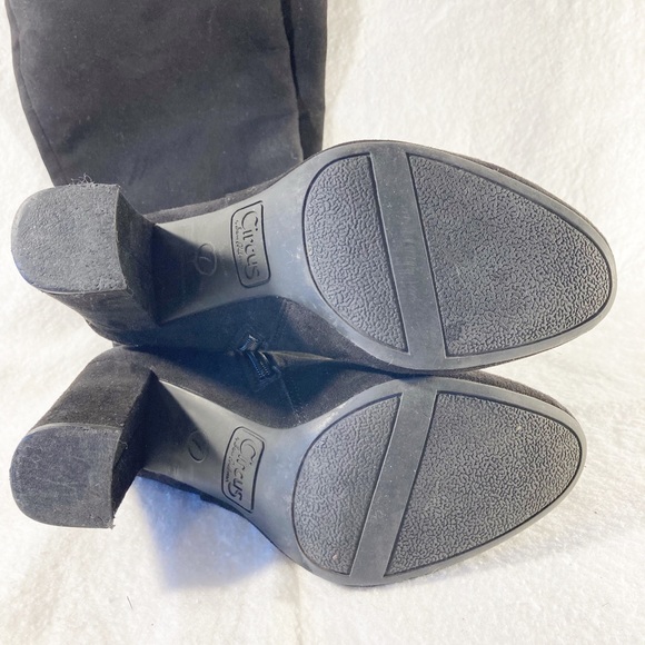 Circus Sam Edelman Black Calla Knee High Boots Sz 7 - Picture 15 of 16